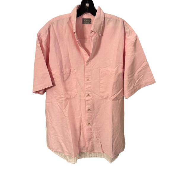 Paul Smith Men’s Button Down Shirt Pink Short Sleeve Size Medium - Picture 2 of 11